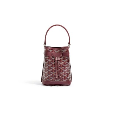 GOYARD PETIT FLOT MINI BUCKET BAG PEFLOTMINTY33CL33P (17.5*12*10cm)